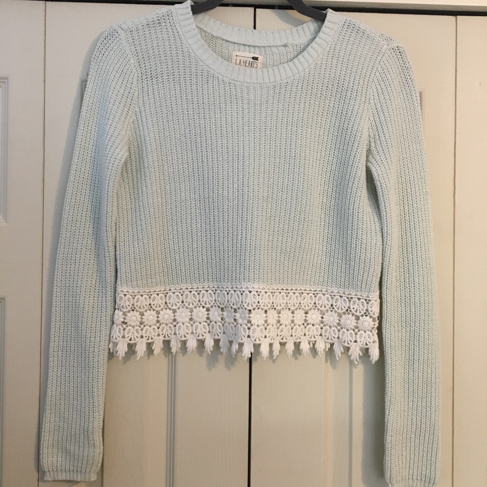 Sweater crop top